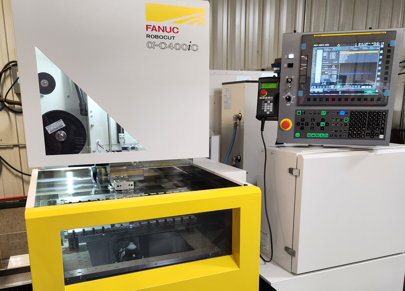 FANUC ROBOCUT Wire EDM Cutting in Seattle, WA -C400iC EDM Machine - CNC Cutting and Wire EDM Services