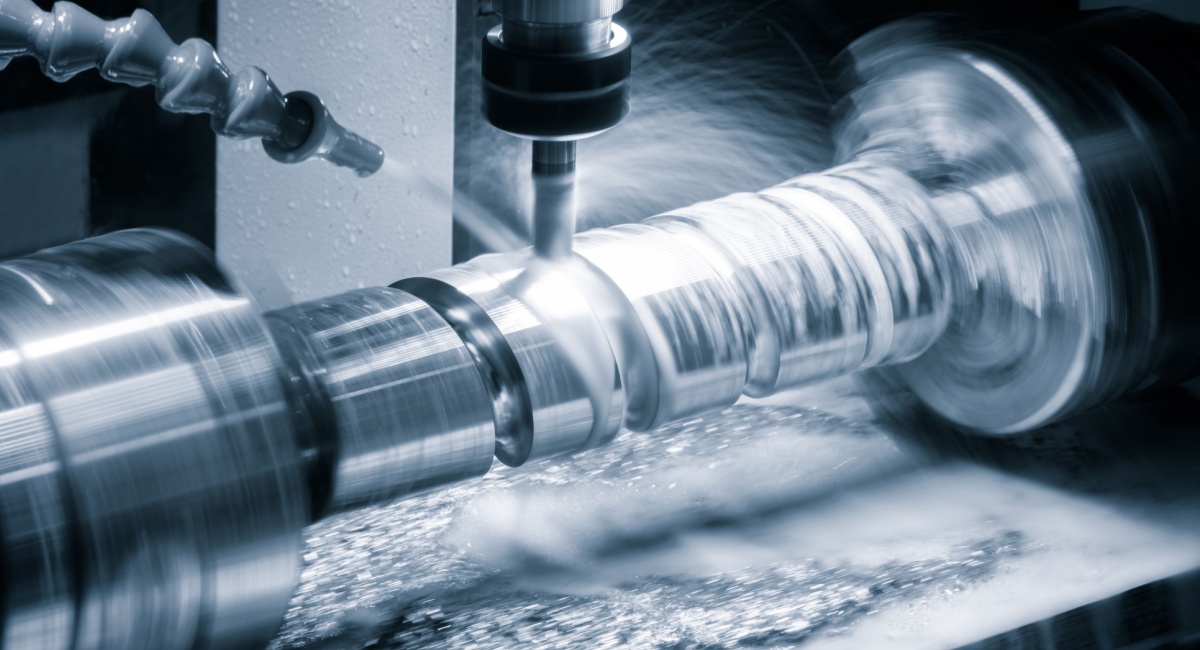 Virginia Beach, VA, precision CNC milling machine producing production parts with multi-axis precision machining