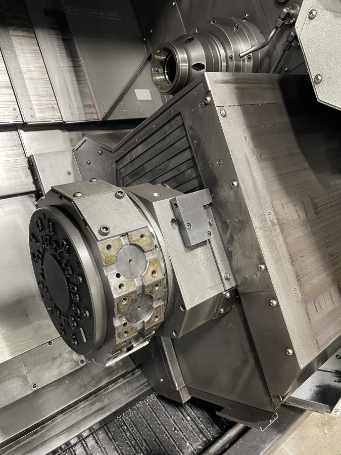 Doosan Puma TT1800SY bar-fed turning production for high-volume lathe machine work