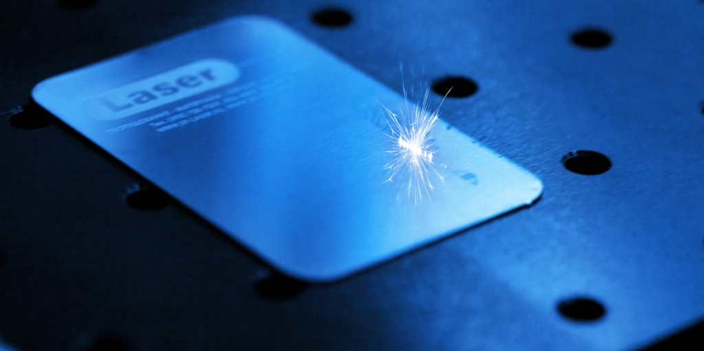 Laser-engraved CNC machined parts
